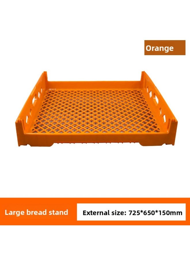 ✅ Food Grade Thickeneded Plastic Bread Rack Pastry Transport Box Toast Burger Turnover Basket Baking Bread Basket Storage