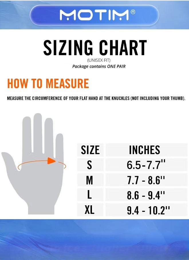 Motim Sports Gloves Weight Lifting Gloves with Wrist Support for Fitness Gym Cross Training Gloves & Power lifting Gloves - Image 3