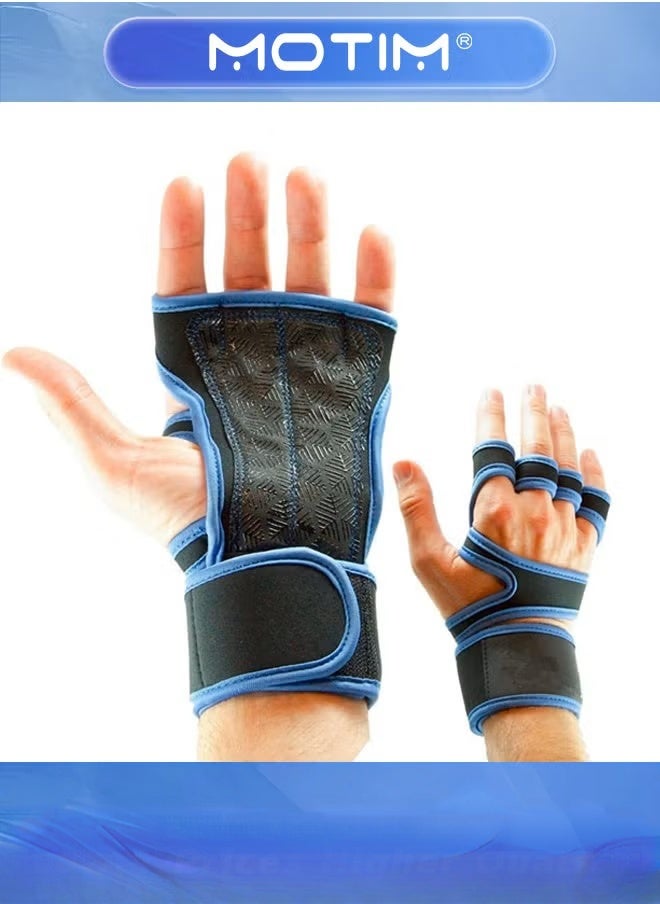 Motim Sports Gloves Weight Lifting Gloves with Wrist Support for Fitness Gym Cross Training Gloves & Power lifting Gloves - Image 1