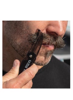 Zeus ZEUS Folding Mustache Comb, Handmade Saw-Cut Best Moustache Pocket Comb - (Traditional) - K11  - Image 4