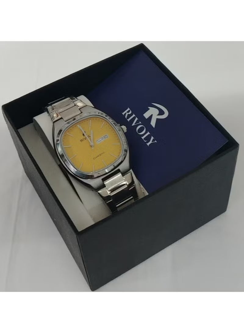 ريفولي ساعة ريفولي الرجالية، أناقة وجودة عالية، إصدار جديد، ستانلس ستيل