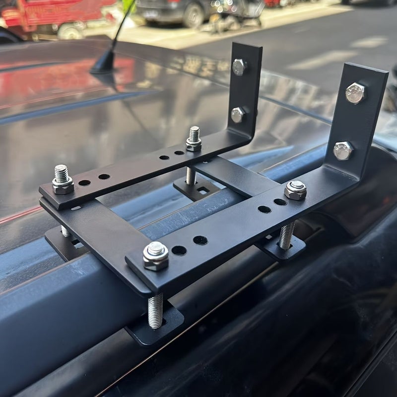 Black Tent Installation Bracket For Car Side And Roof Rack With Tools - Image 5