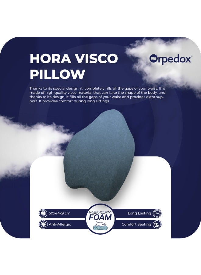 Orpedox Deluxe Back Support  Memory Foam - Orthopedic Memory Foam Cushion. Back Cushion for Office Chair, Car Seat, for Back Pain Support & Sciatica Relief - Image 1