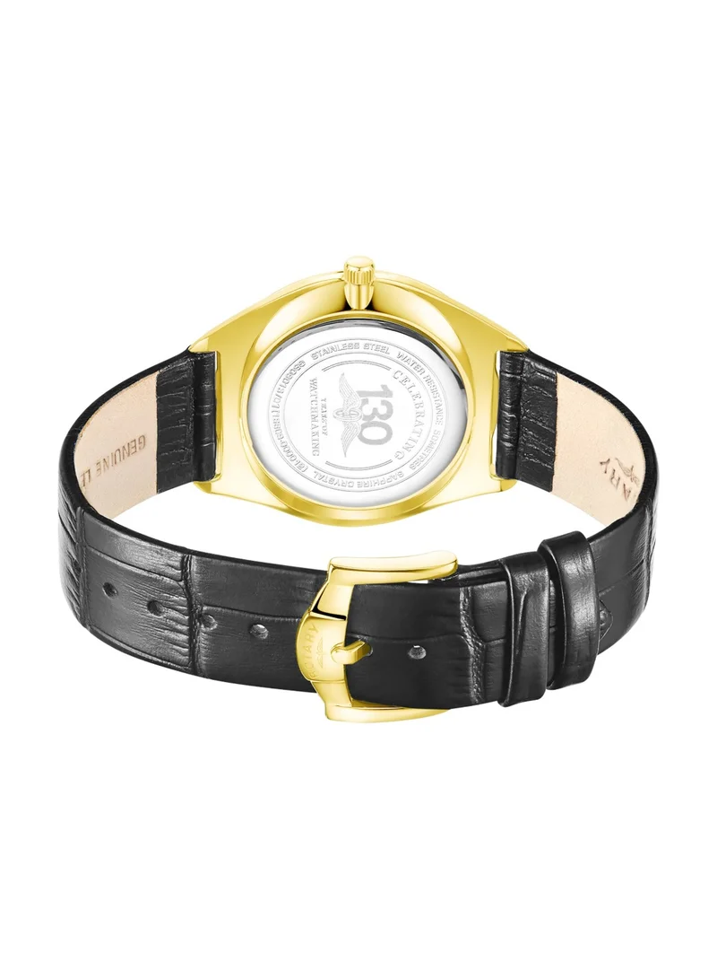 Rotary  Men's Ultra Slim Analogue Watch, 38 mm, Silver Dial, Black Leather Strap for Men | Best Price UAE