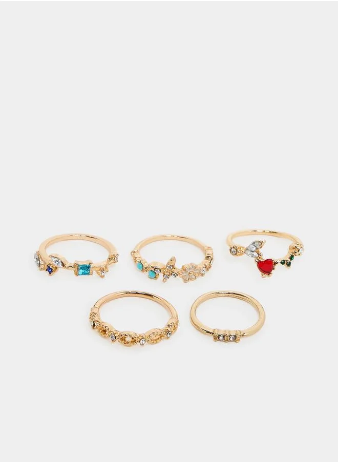 Styli Set of 5 - Embellished Rings