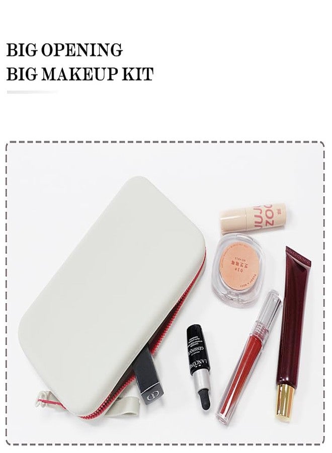 ميو حقيبة فرش مكياج سيليكون من MIYO، سعة كبيرة، حقيبة سفر صغيرة لمستحضرات التجميل، مزودة بسحاب، مقاومة للماء، متعددة الألوان - Image 3