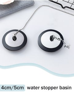 HomarKet 4 Pcs Home  Kitchen Sink Bath Tub Stopper Plug, 2pcs 50Mm And 2pcs 40Mm  - Image 5