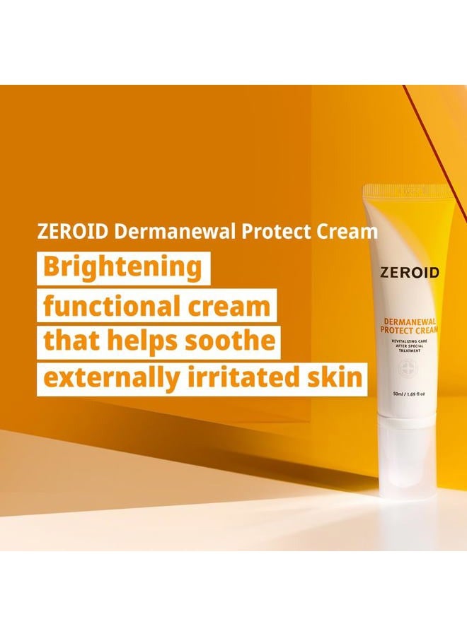 ZEROID Dermanewal Protect Cream Revitalizing Care After Special Treatment (50 mL) - Image 2