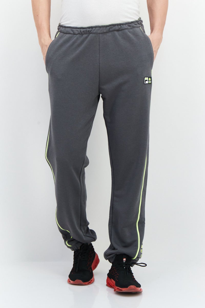 FILA Men Sportswear Fit Drawstring Training Sweatpants, Dark Grey  - Image 1