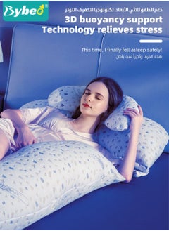Bybeo Multifunctional Pregnancy Pillow, Full Body G Shaped Pillows for Maternity Sleeping Support for Pregnant Women, Back Hips Legs Belly Supporting, with Neckrest, Removable Cover and Baby Pillowcase  - Image 3