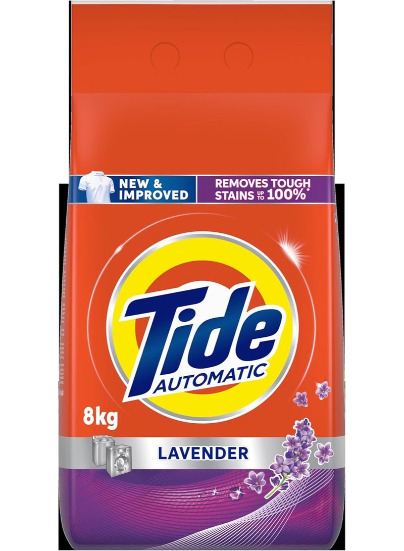 تايد-مسحوق اتوماتيك برائحة  اللفندر 8 كجم - Image 1