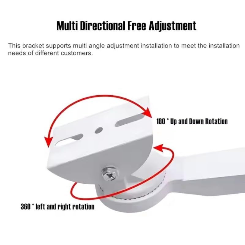MAXXION Heavy Duty Metal Wall Mounting Bracket/Stand 11" for Bullet Camera & Housing (Enclosure), Universal Indoor & Outdoor Usage, Compatible with 1MP to 12MP Resolution Camera - Image 5