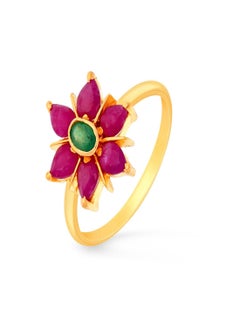 Malabar Gold and Diamonds 22 Carat 916 Purity Gemstone Ring PGNFNC564RN1Y13