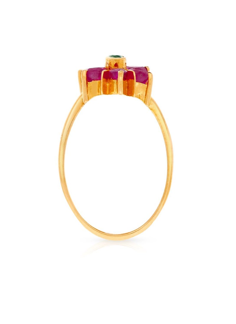 Malabar Gold and Diamonds - Malabar Gold and Diamonds 22 Carat 916 Purity Gemstone Ring PGNFNC564RN1Y13 - Image 1