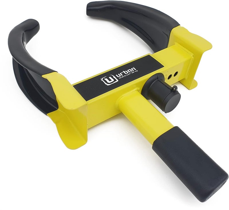 Urban UR920 Wheel Clamp Lock Heavy Duty, Deterrent, Universal for Trailer Car Van Motorhome Motorcycle Golf Cart, Tire Lock, Parking Boot, Trailer Wheel Lock, Tire Clamp, Car Boot Tire Anti Theft - Image 1