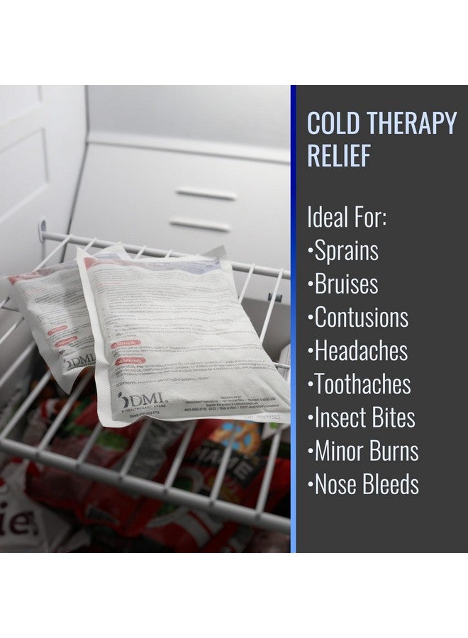 DMI Hot & Cold Reusable Gel Compress, Microwavable, Relieves Swelling And Pain, Increases Blood Flow, Warms Cold Hands & Feet, Ideal For Emergency First Aid, Pack Of 2, One Small And One Large Pack - Image 3