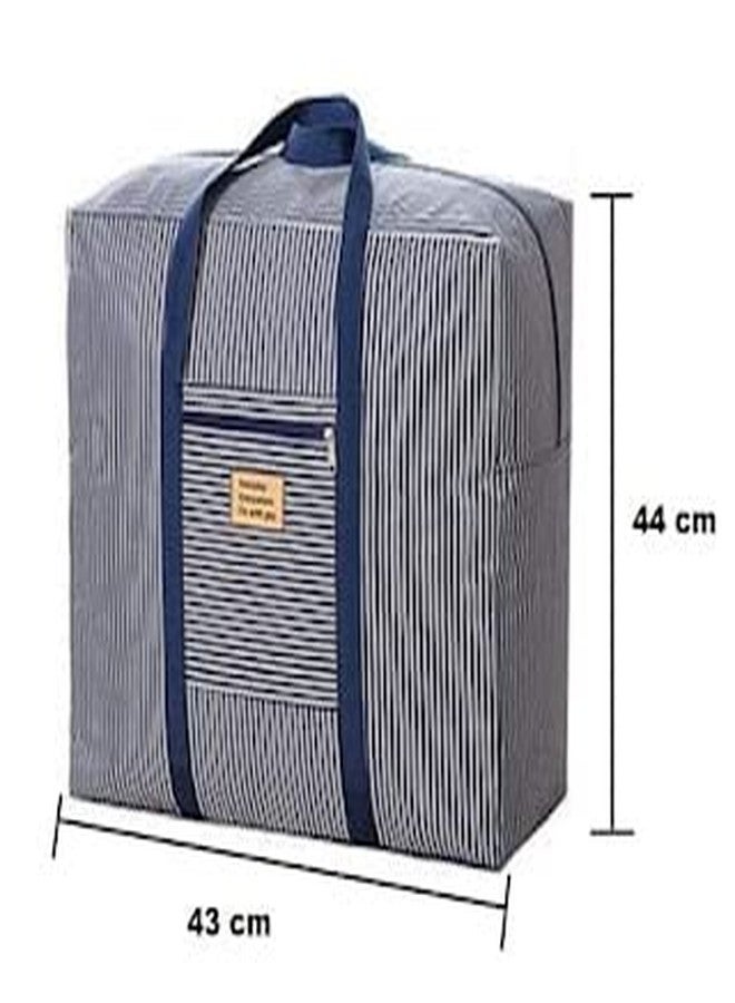 13 SOEME 13SOEME Foldable Travel Bag - Lightweight Waterproof Duffle Carry-On Shoulder Handbag for Clothes, Luggage & Storage - Durable, Versatile & Reusable Travel Duffel for Men & Women (48×32×16 cm) - Image 4