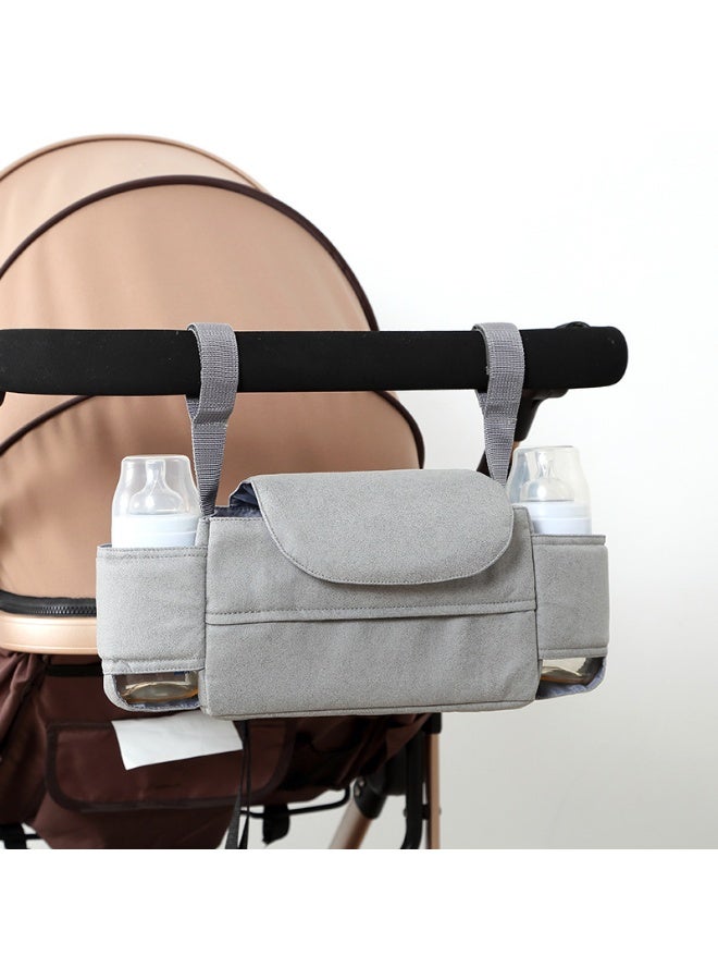 حقيبة عربة أطفال، منظم عربة أطفال مع حاملات أكواب - Image 2
