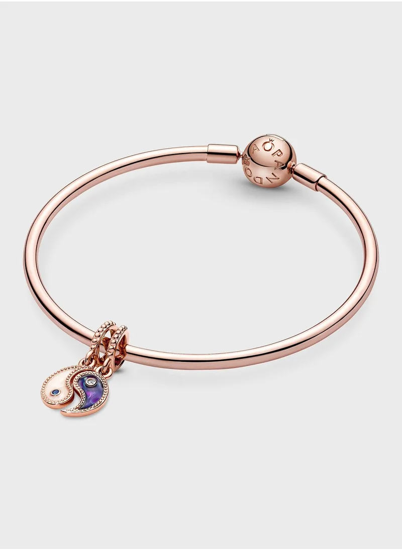 PANDORA Splittable Yin & Yang Sparkling Dangle Charm