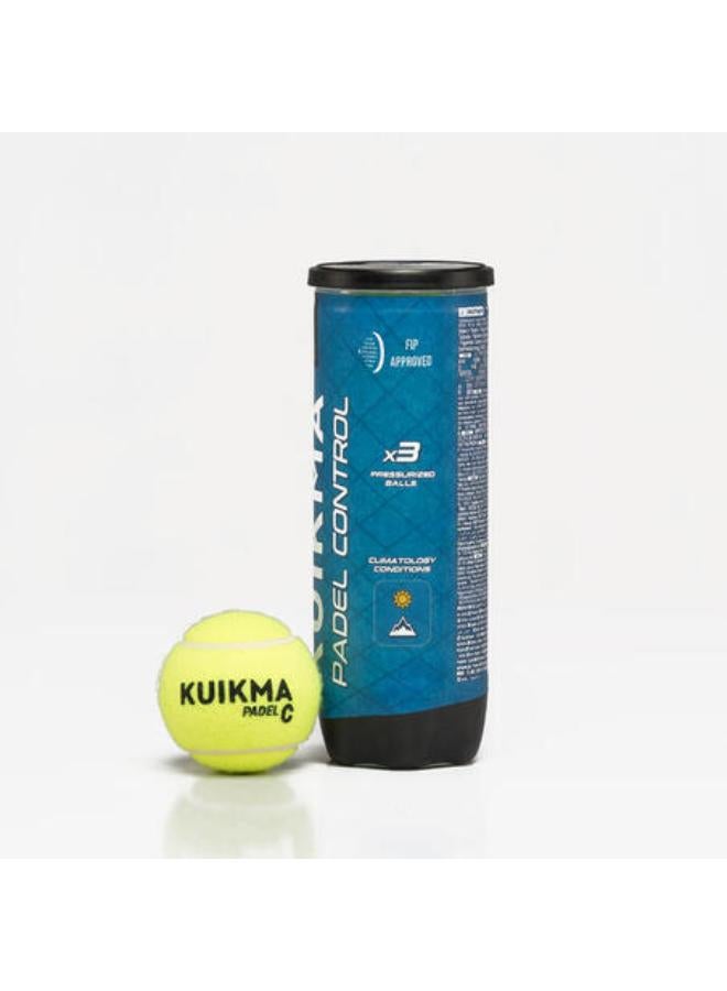 KUIKMA Pressurised Padel Balls Kuikma PB Control - Pack of 3 - Image 4