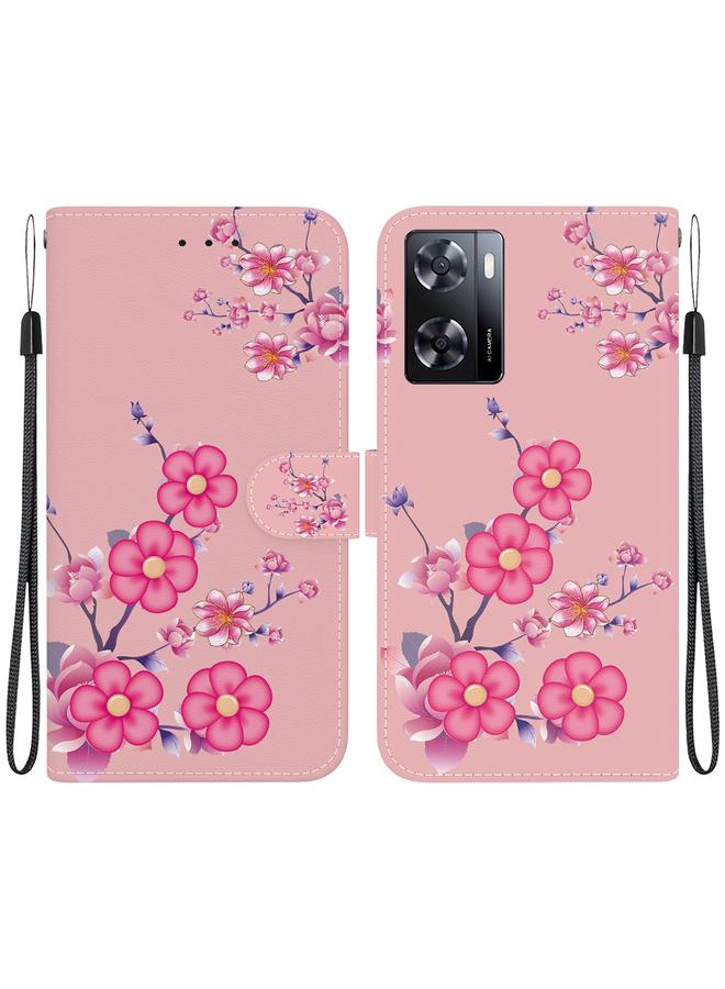 S-TOP Case For OPPO A57 5G / A57s 4G Crystal Texture Colored Drawing Leather Phone Case - Image 1