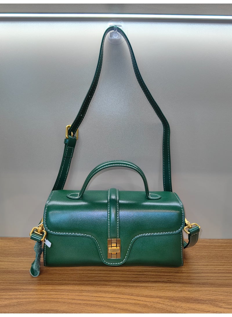 Lumo Handmade- Genuine Leather Crossbody Bag - Stylish Small Top-Handle Tote for Women - Image 4