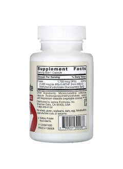 jarrow formulas Jarrow Formulas, Methyl Folate, 1,000 mcg, 100 Veggie Capsules  - Image 2