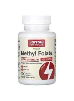 jarrow formulas Jarrow Formulas, Methyl Folate, 1,000 mcg, 100 Veggie Capsules  - Image 1