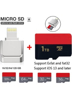 Rock Pow Apple MFi Certified Lightning to Micro SD Card Reader for iPhone iPad - Supports iOS 13 exFAT & FAT32  - Image 2
