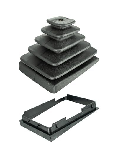 eosorssa 53000056 52078558 Shifter Boot Retainer Bezel Kits Fits for Jeep TJ Wrangler 1997 1998 1999 2000 2001 2002 2003 2004