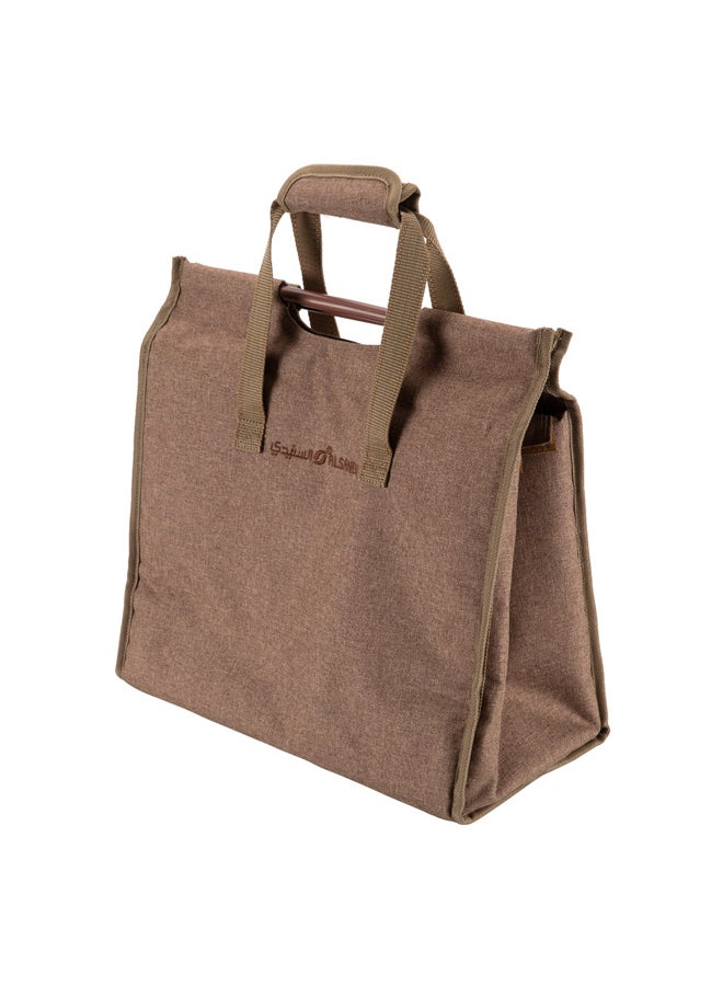 السنيدي شنطة ترامس معزولة للتنزه والرحلات، شنطة زمزميات، عودي، مقاس 45*38*21سم - Image 1