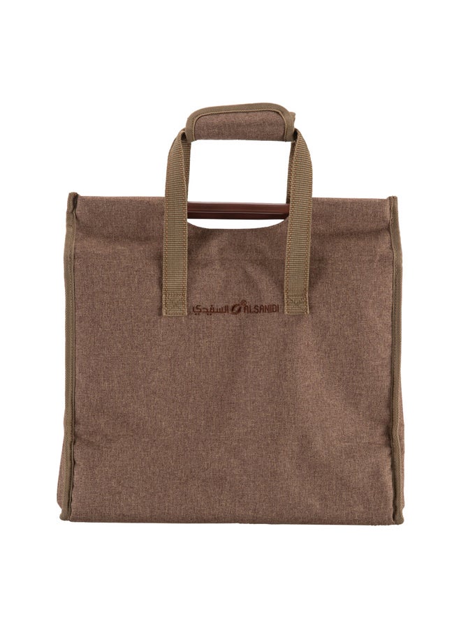 السنيدي شنطة ترامس معزولة للتنزه والرحلات، شنطة زمزميات، عودي، مقاس 45*38*21سم - Image 2