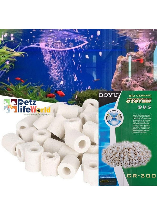 VAYINATO Boyu Ceramic Rings Filter Media for Efficient Biological Filtration in Aquarium Fish Tank (CR-500 (500G))  - Image 2