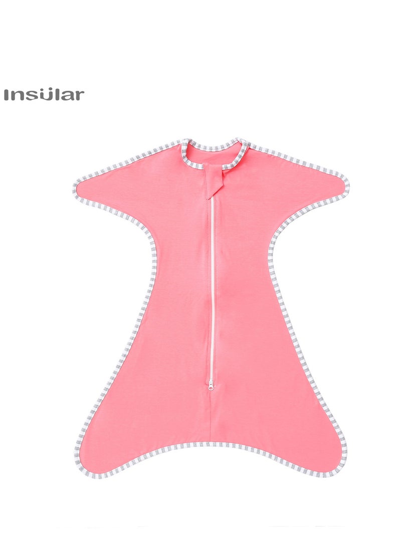 insular Baby Breathable Pure Cotton Elastic Swaddle Cloth Sleeping Bag 0-9 Months - Image 1