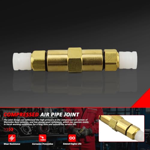 Bomunik 5PCS Compressed Air Pipe Connector Air Damping Trachea Joint 19952023 For MercedesBenz X218 C219 C216 W205 W211 W212 W213 C238 C253 W166 C292 OE 0003270169 5PCSTracheal Nozzle - Image 3