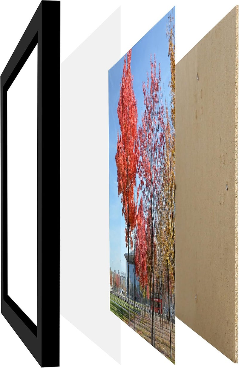 Medog 13x13 Picture Frame - Black Square Frame for Album Covers - Image 4