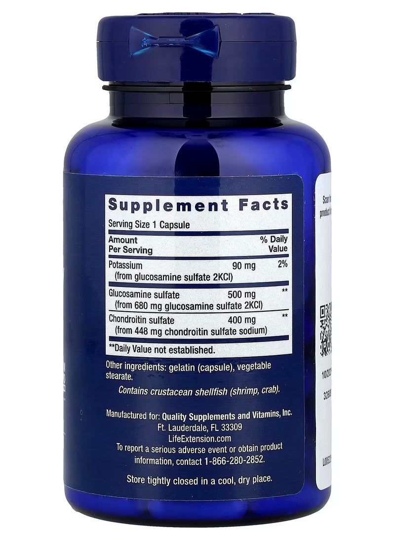 لايف إكستنشن، جلوكوزامين/كوندرويتين، 90 كبسولة - Image 2
