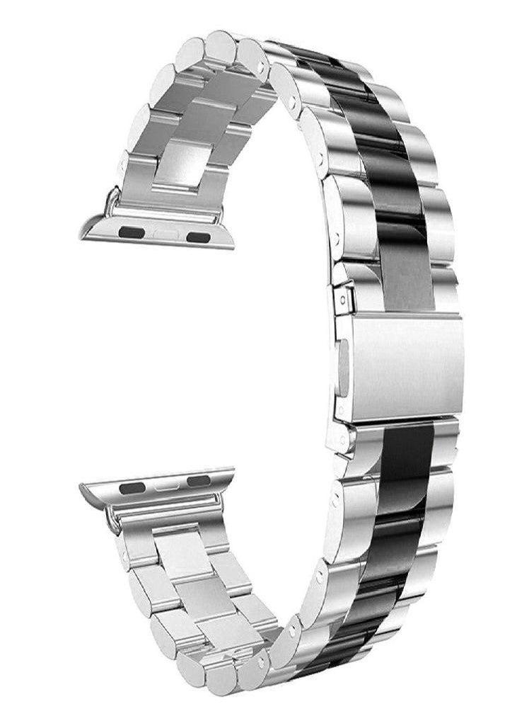 Eckek - Metal Strap For Apple Watch Ultra 49mm 8 7 45mm 41mm Stainless Steel Smart Watch Wristband For Iwatch 6 5 4 3 2 1 SE 44mm 42mm 40mm 38mm Watchband - Image 1