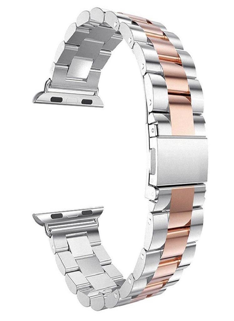 Eckek - Metal Strap For Apple Watch Ultra 49mm 8 7 45mm 41mm Stainless Steel Smart Watch Wristband For Iwatch 6 5 4 3 2 1 SE 44mm 42mm 40mm 38mm Watchband - Image 1