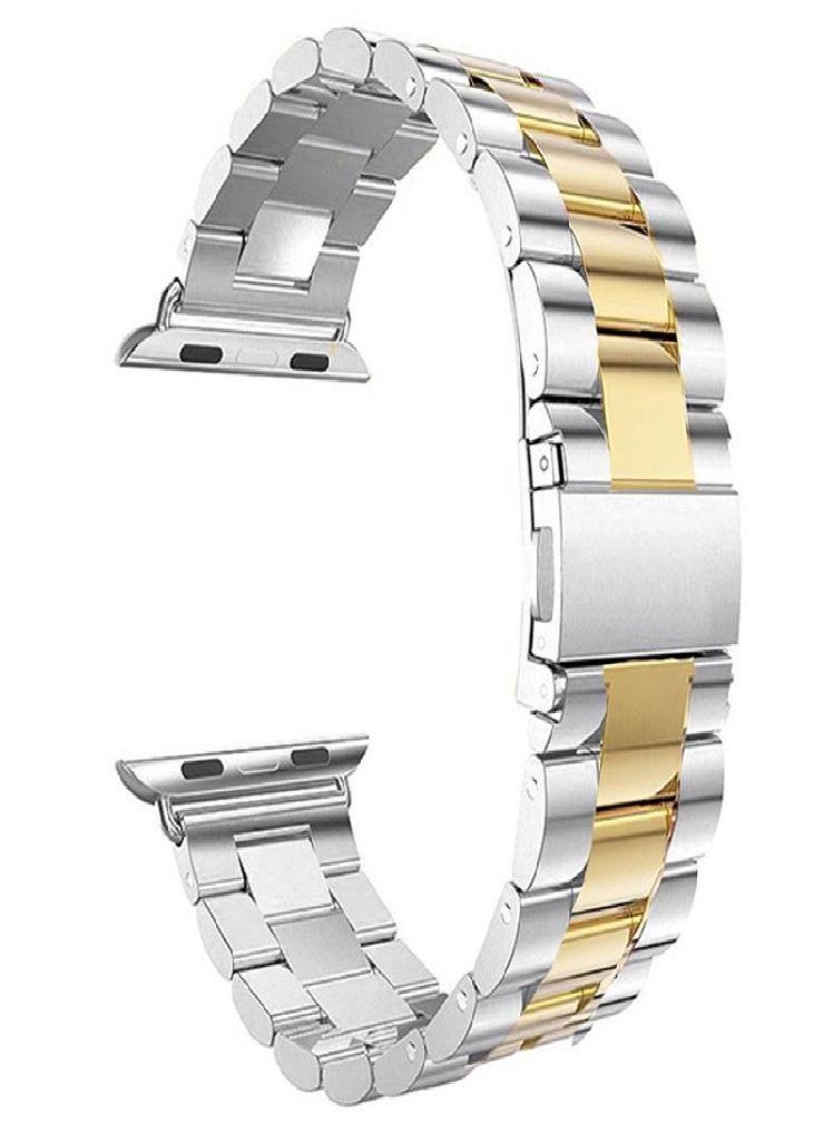 Eckek - Metal Strap For Apple Watch Ultra 49mm 8 7 45mm 41mm Stainless Steel Smart Watch Wristband For Iwatch 6 5 4 3 2 1 SE 44mm 42mm 40mm 38mm Watchband - Image 1