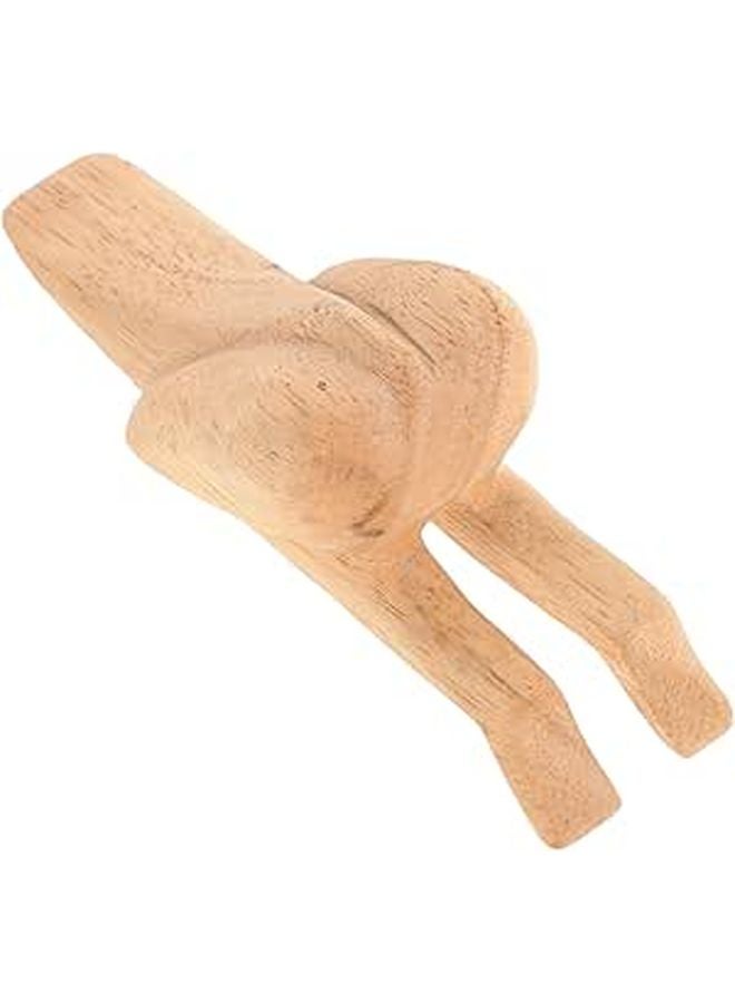 Natural Wood Door Stopper Wedge Cute Funny Design Wall Protector for Home Office Furniture - Image 1