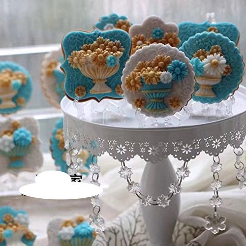 Anyana flower urns vases pots silicone mould cake Fondant gum paste mold for Sugar paste wedding party cupcake decorating topper decoration sugarcraft icing biscuit décor - Image 3