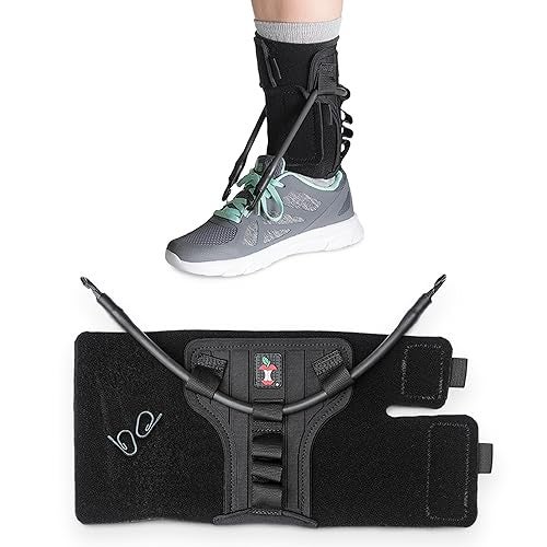 Core Products FootFlexor Foot Drop Brace Soft Ankle Foot Orthosis AFO for Walking Support Drop Foot Brace for Men Women MediumLarge