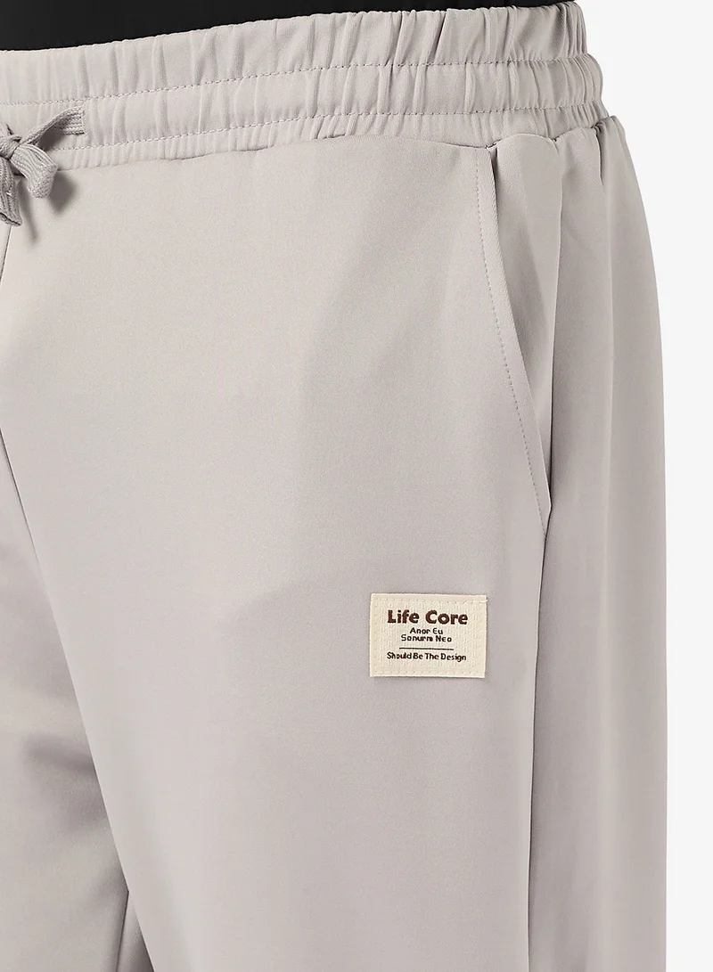 Seventy Five Basics Relaxed Fit Emblem Joggers
