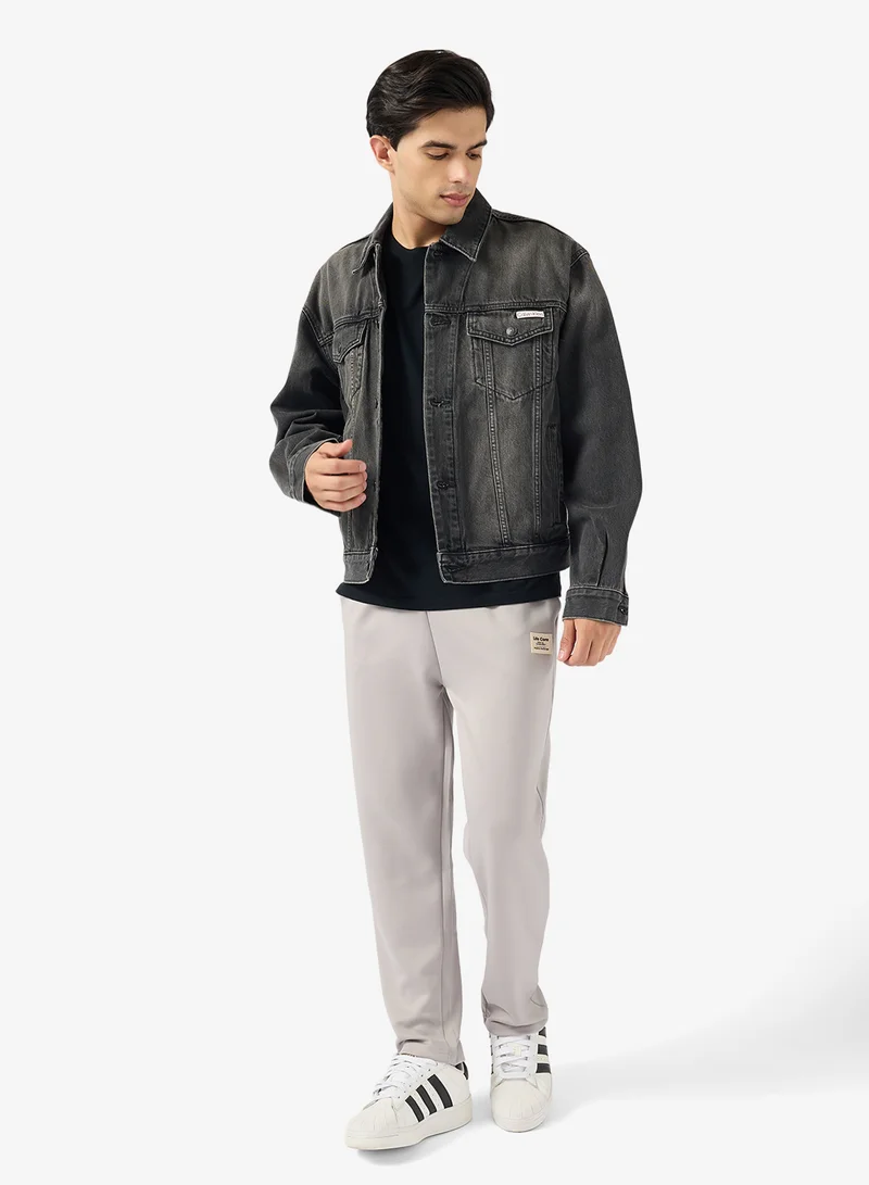 Seventy Five Basics Relaxed Fit Emblem Joggers