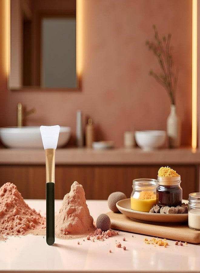 فرشاة وضع قناع الوجه، رأس ناعم مع مكشطة مدمجة، فرشاة مزج الطين ووضع القناع، أدوات تجميل يدوية لصنع أقنعة النوم، وأقنعة الطين، وأقنعة الطين، وأقنعة الوجه المصنوعة يدويًا - Image 4
