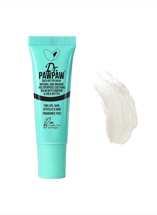 Dr. PAWPAW ORIGINAL BALM - Dr. PAWPAW - Original Clear Balm, Multi-Purpose, No Fragrance Balm, For Lips, Skin, Hair, Cuticles, Nails, and Beauty Finishing (10 ml) (Shea Butter, 1 Pack)… - Image 1
