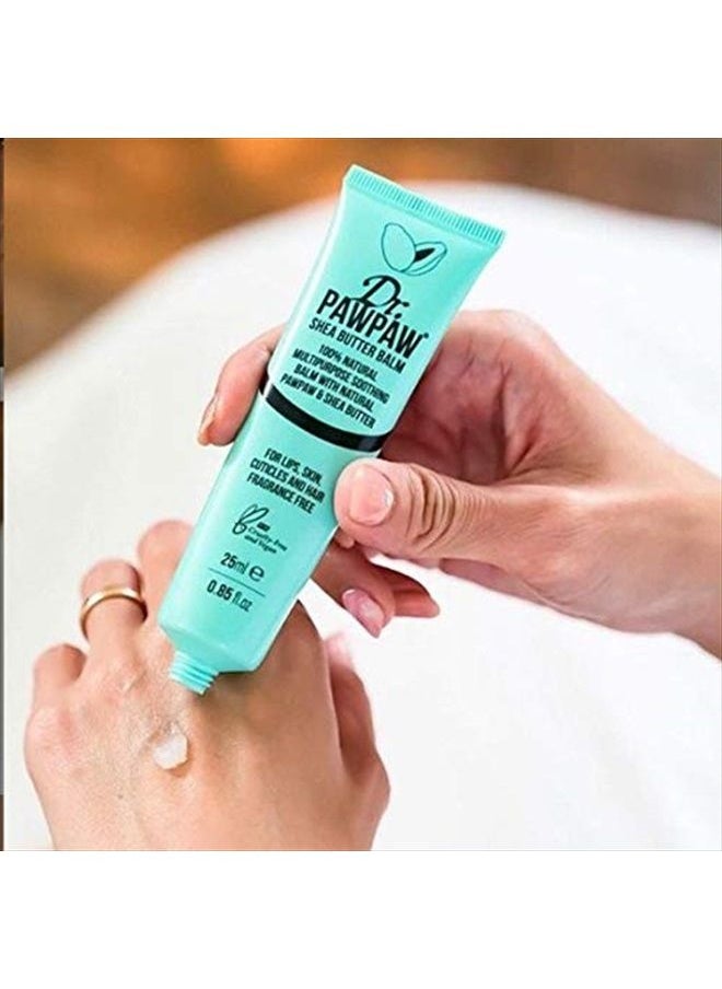 Dr. PAWPAW ORIGINAL BALM - Dr. PAWPAW - Original Clear Balm, Multi-Purpose, No Fragrance Balm, For Lips, Skin, Hair, Cuticles, Nails, and Beauty Finishing (10 ml) (Shea Butter, 1 Pack)… - Image 1