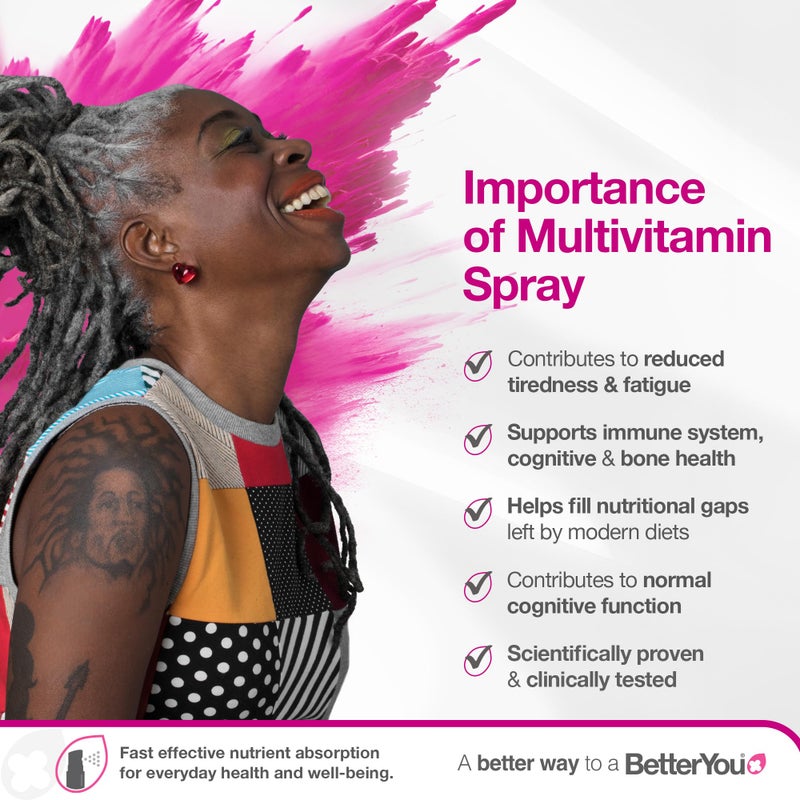 BetterYou MultiVit - Complete Multi Vitamin Oral Spray - 25ml - Image 2