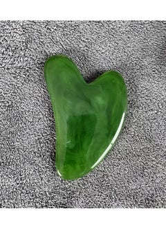 ORiTi Heart Shaped Gua Sha Board Resin Body Massager for Wrinkle Removal andSkin Care - Green  - Image 4